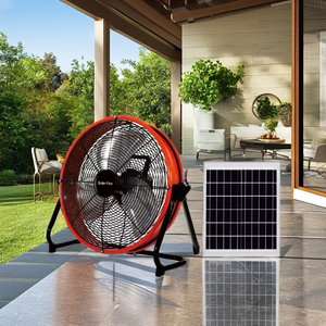 Ventilador Recargable Portátil de Alta Eficiencia con Energía Solar, Motor sin Escobillas para Acampar al Aire Libre, Hogar, Fuera de la Red, FS-828, Alimentado por Energía Solar - Product Image 4