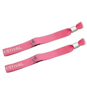 Promotional Gifts Bracelet Wristband Activity With Custom Printed Logo Polyester Wristbands