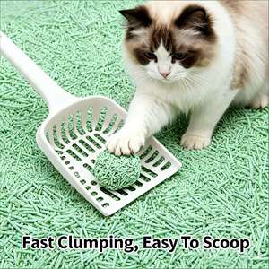 Arena para Gatos Biodegradable de Soja con Carbón Activado, Almidón de Maíz, Desechable por el Inodoro, Sin Bloqueos, Control de Olores Extra - Product Image 1