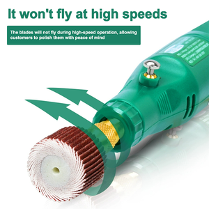 Punta Abrasiva in Ossido di Alluminio per Rimozione Ruggine, Ruote Abrasive con Gambo da 1/4 di Pollice per Acciaio Inossidabile - Product Image 4