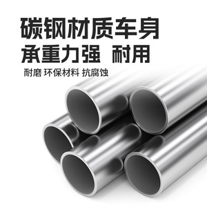 Silla de Ruedas Manual Ligera de Aleación de Aluminio de Cuatro Ruedas con Frenos Continuos para Uso Hospitalario en Ancianos y Personas con Discapacidad - Product Image 3