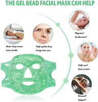 Gel refroidissant pour soins de la peau, compresse chaude et froide, sac refroidissant, pack de glace réutilisable pour le visage