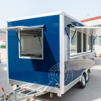 Camion de restauration mobile de 13 pieds avec certificat CE et certificat DOT selon les normes américaines Hamburger Café Hot-dog