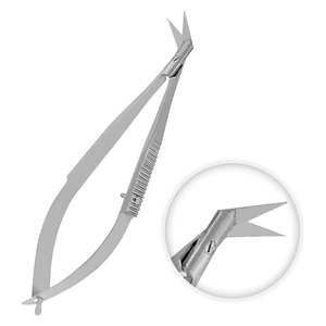 Pinces chirurgicales micro-coupantes à ressort, pointe acérée, acier inoxydable, lame courbée, pour droitiers, style russe, pour peaux mortes, kit de manucure - Product Image 3