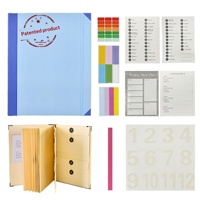 Porte-documents de présentation InCase I Go Missing avec design accordéon, en papier opaque, double face, pour rangement