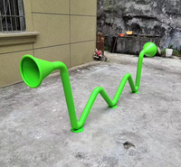 Gmich Amusement Park Percussion Musical Instrument Galvanized Steel Pipe Megaphone Play Set for 10-15 Kids Combo 3 Customized