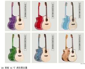 Violão Acústico EARTHGRACE 6 Cordas com Tampo Sólido em Spruce, Braço em Mogno e Fundo/Laterais em Sapele - Preço de Atacado, Venda OEM de Alta Qualidade - Product Image 4