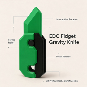 Juguete Antiestrés, Cuchillo de Zanahoria Impreso en 3D, Regalos Sensoriales para Adultos y Niños, Alivio de la Ansiedad y el Estrés para el TDAH y el Autismo - Product Image 3