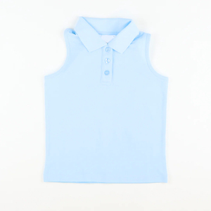 Personalizado pequeño blanco sólido sin mangas de impresión trajes niños al por mayor niña yoga falda niño ropa conjunto - Product Image 5