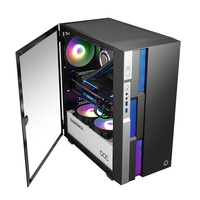 GameMax COC ARGB Mid Tower Used Gaming Case for RTX 3080 Support ATX Form Factor Plastic ABS Material 12cm Fan 7 Expansion Slots