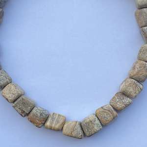 Collier classique en or avec perles de pierre naturelle jaspe image lisse de 10 mm, 12 mm, 14 mm, provenant d'un revendeur Alibaba en Inde - Product Image 2