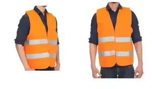 <span class=keywords><strong>Gilet</strong></span> réfléchissant <span class=keywords><strong>jaune</strong></span> haute visibilité pour la course à pied ou le cyclisme - Product Image 6