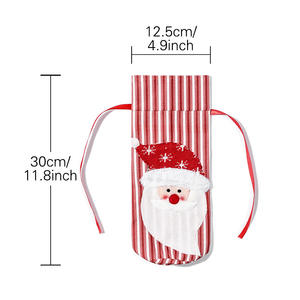 QY set <span class=keywords><strong>di</strong></span> <span class=keywords><strong>bottiglie</strong></span> <span class=keywords><strong>di</strong></span> <span class=keywords><strong>vino</strong></span> <span class=keywords><strong>di</strong></span> natale natale creativo <span class=keywords><strong>di</strong></span> pupazzo <span class=keywords><strong>di</strong></span> neve rosso set <span class=keywords><strong>di</strong></span> <span class=keywords><strong>vino</strong></span> festivo decorazione ristorante - Product Image 4