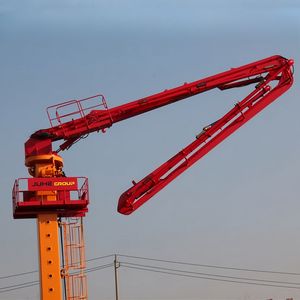 JIUHE approvisionnement d'usine 28m 32m 33m 36m cric hydraulique auto-grimpant béton plaçant le distributeur de béton de flèche <span class=keywords><strong>pour</strong></span> la construction - Product Image 5
