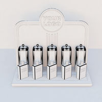 Présentoir de parfum en acrylique modèle 3D de comptoir présentoir de soins de la peau de beauté de conception personnalisée