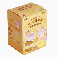 Boîte mystère personnalisée avec logo, jouet anti-stress mignon à rebond lent sur le thème de la boulangerie, pour enfants et étudiants, cadeau promotionnel