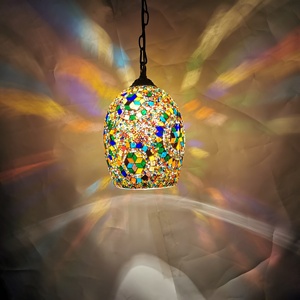 Tokin <strong>Lighting</strong> Turkish Chandelier New Craftsmanship Creative Chandelier Corridor Bar Hotel LED Bulb Light - Product Image 3