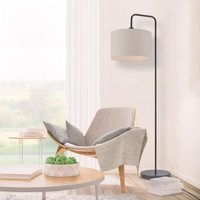 Lampadaire sur pied métallique industriel Vintage, luminaire d'angle réglable, éclairage d'intérieur, abat-jour rond en tissu, décoration de maison, pour salon, 4 pièces