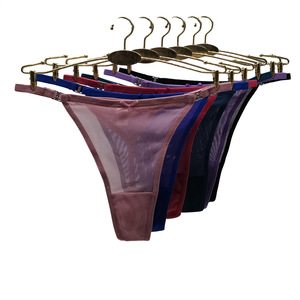 <span class=keywords><strong>Collezione</strong></span> Sexy di <span class=keywords><strong>Perizoma</strong></span> in Rete Trasparente per Donne, Slip a T in Pizzo, Intimo a Vita Bassa, Set di Lingerie Traspirante e Morbido - Product Image 1