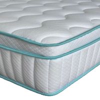 Matelas Confort 150x200cm avec Couche de Soutien, Anti-Sciatique, en Mousse Roulée en Boîte pour Hôpitaux et Hôtels