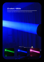 Projecteur de scène à tête mobile LED Super Beam 250W, émission blanc chaud, pour DJ, concerts, mariages, bars, discothèques, clubs, Sharpy