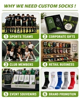 Chaussettes de football athlétiques en coton et nylon respirantes avec logo personnalisé de haute qualité, antidérapantes, pour hommes
