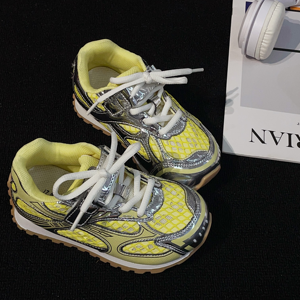 TBS altamente raccomandato per bambini scarpe sportive per bambini preferito estivo suole morbide traspiranti giallo brillante ragazze <span class=keywords><strong>Sneakers</strong></span> firmate - Product Image 3