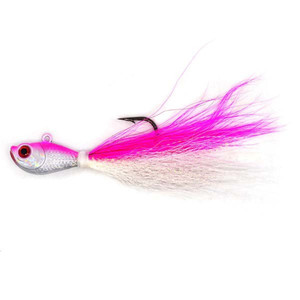 Uniker <span class=keywords><strong>5</strong></span> Color luminos de Pesca de Mar 1/4 OZ-8 OZ pescado Bucktail de la cabeza de la plantilla con gancho - Product Image 2