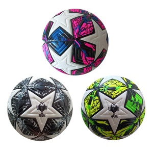 Pallone da <span class=keywords><strong>Calcio</strong></span> <span class=keywords><strong>Serie</strong></span> Star N.5 per Adulti, da Competizione, per Esterni, Resistente all'Usura, Rivestito in Pelle PU, Morbido e ad Alta Elasticità - Product Image 6