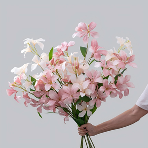 Orquídeas Renanthera Artificiales Ultra Realistas, Flores de Seda Realistas para Decoración del Hogar, Decoración Romántica para el Hogar - Product Image 1
