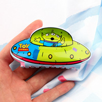 Pince à cheveux en acrylique Alien Spaceship, pince requin premium pour chignon arrière de la tête pour femmes, accessoires de mode en gros sur le thème de l'espace