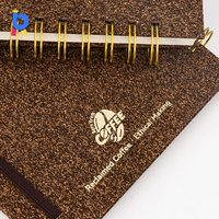 Cuaderno Personalizado con Cubierta de Tela de Lino Enrollada, Mini Espiral, Hojas Sueltas, Papel Offset de Cartón Ecológico de Alta Calidad