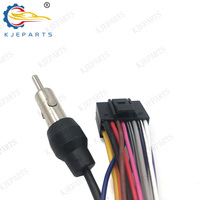 Kabel Kustom 20Pin Female ke 16Pin Male untuk Stereo Mobil Android, Harness Kabel Antena FM untuk Retrofit Radio Mobil Suzuki