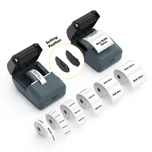 Persediaan pabrik pencetak Mini Printer Mini termal nirkabel Mobile Printer Mini Esc/pos printer Label Mini Printer saku termal portabel