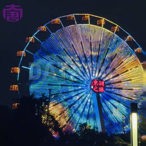 45mm 24V RGBW <b>LED</b> Auto-<b>Color</b>-<b>Changing</b> Dome <b>Light</b> for Amusement Park Ferris Wheels and Theme Park Illumination - Product Image 6