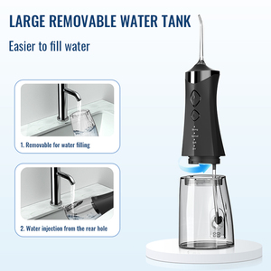 Encimera ergonómica, hilo dental de agua para niños, limpieza de dientes, <span class=keywords><strong>irrigador</strong></span> Dental inalámbrico, hilo dental de agua, hilo dental - Product Image 5