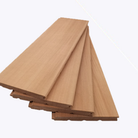 Panneaux muraux décoratifs en cèdre rouge en gros, panneaux de plafond, panneaux muraux extérieurs en bois de cèdre rouge