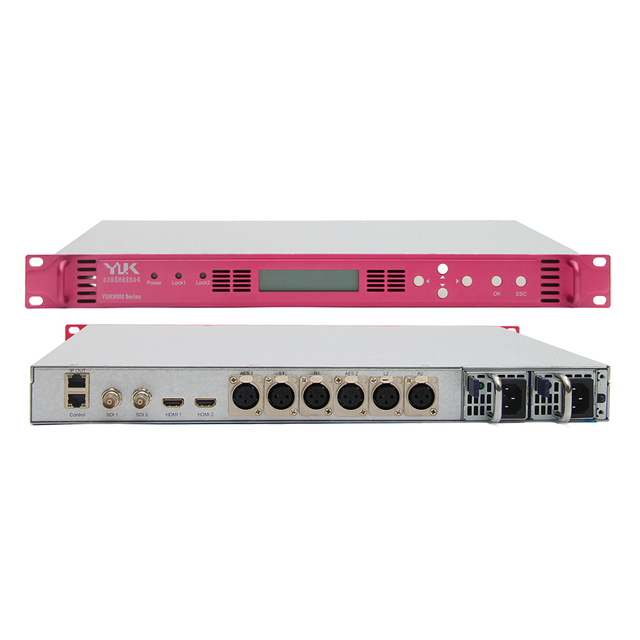 Broadcast MPEG4 HEVC IP RTMP SRT HLS (M3U8) UDP HTTP Video Live Streaming Encoder