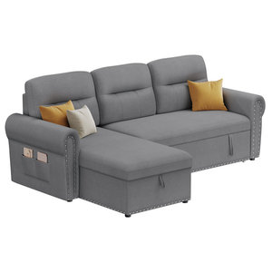 Sofá Cama Modular Cuadrado Moderno que Ahorra Espacio con Almohada, <span class=keywords><strong>Mini</strong></span> Sofá de Esponja para Sala de Estar, Muebles, Sofá Comprimido al Vacío - Product Image 2