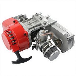 Kit moteur de mini-moto ATV 2 temps de haute qualité 47cc/49cc avec allumage CDI, démarreur à pied, 1 cylindre - Rouge - Product Image 5