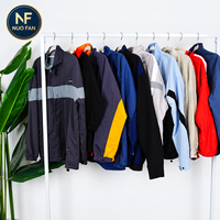 Jaket Zipper Pria Bekas Siap Pakai, Barang Bekas Berkualitas Tinggi Dijual Per Berat