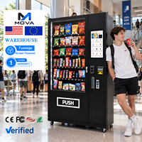 Distributeur automatique extérieur entièrement tactile avec refroidissement par compresseur et surveillance à distance pour stations alimentaires, boissons, campus