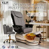 Fauteuil de pédicure haut de gamme pour salon de manucure, avec fonction spa multifonction, massage électrique réglable, sans plomberie