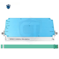 Kit amplificateur de signal mobile large bande 5100-5900 MHz 50W RS485 à gain élevé, module amplificateur de puissance RF 5G