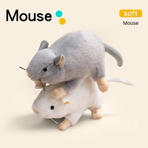 Grande peluche année du rat <span class=keywords><strong>souris</strong></span> poupée mignonne couette avec techniques brodées cadeau de mariage pour garçons et filles - Product Image 2
