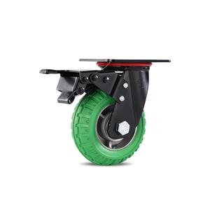 4''5''6''8 ''Hochleistungs-Lenkrad Gummi rolle Industrie wagen Rollen Voll gummi rad - Product Image 1