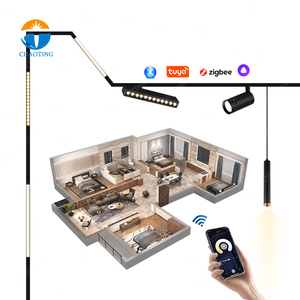 Systèmes d'éclairage LED magnétique intelligent pour <span class=keywords><strong>rail</strong></span> en aluminium, suspendus ou encastrés, 1M 2M 3M, 7W 9W 10W 18W 27W, pour spots et projecteurs - Product Image 4