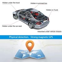 Détecteur K18 Sans Fil d'Espions, Détecteur de Caméras Cachées, Détecteur de Traqueurs GPS et de Signaux RF, Scanner de Détection GSM et Magnétisme