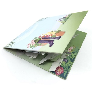 Nhà sản xuất chuyên nghiệp 3D tông Sticker cuốn sách Pop Up flexography trẻ em của Màu cuốn sách in bìa cứng - Product Image 4