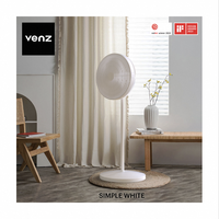 Ventilateur décoratif style minimaliste, couleur noir urbain, design moderne, moteur AC, pour hôtel, villa et maison haut de gamme & résidentiel